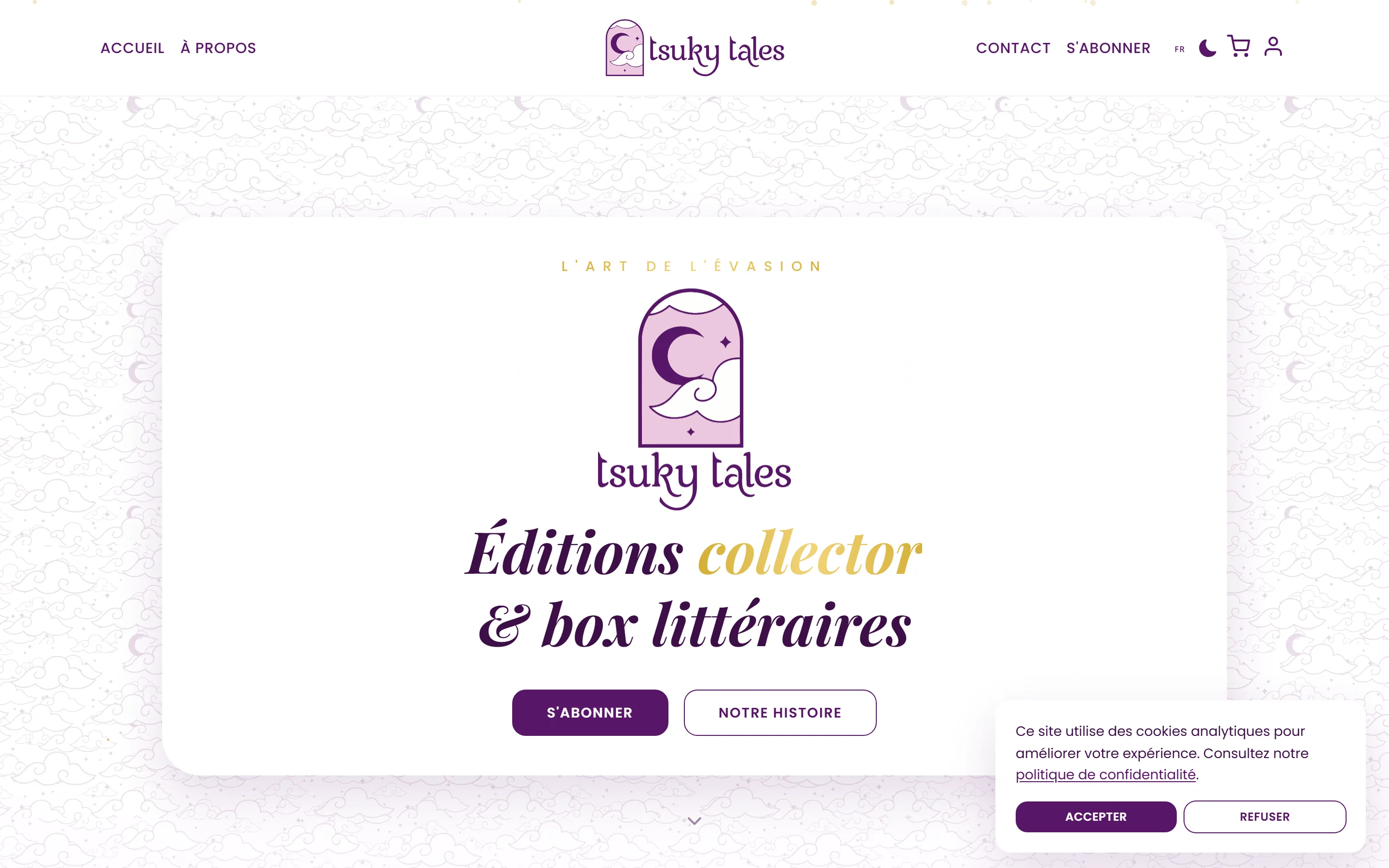 TsukyTales — boutique en ligne et site e-commerce créé par Bojao